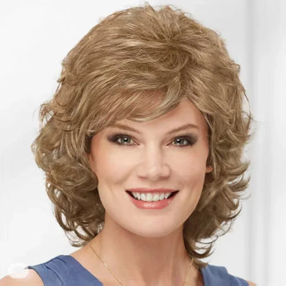 Synthetic Hair Short Curly Wigs