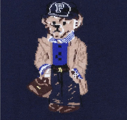 Suéteres de punto de cachemir con estampado de oso