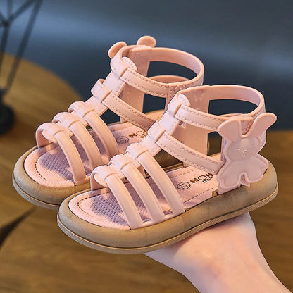 1-10Y  Princess Cute Versatile Flat Sandal