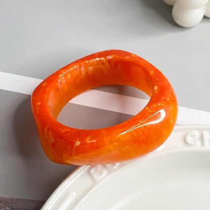 DANA Punk Brown Coffee Wide Cuff Bracelet