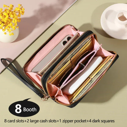 Classic Large Capacity Clutch Card Holder Wallet