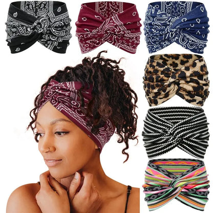 Twisted Extra Large Thick Wide Headbands Turban