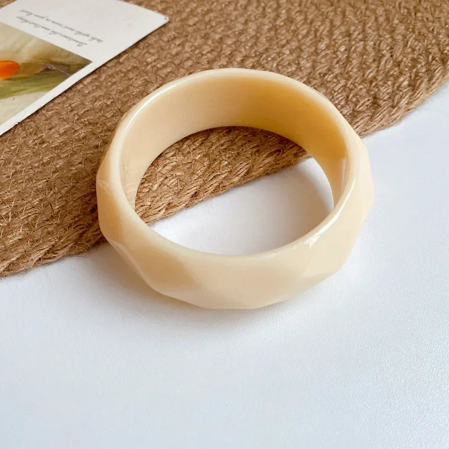 Geometric Irregular Chunky Wide Bracelet