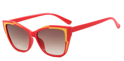 Vintage Square Cat Eye Rectangle Sunglasses