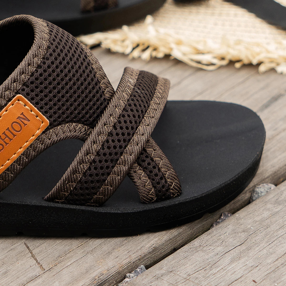 Mesh Breathable Flat Sandals