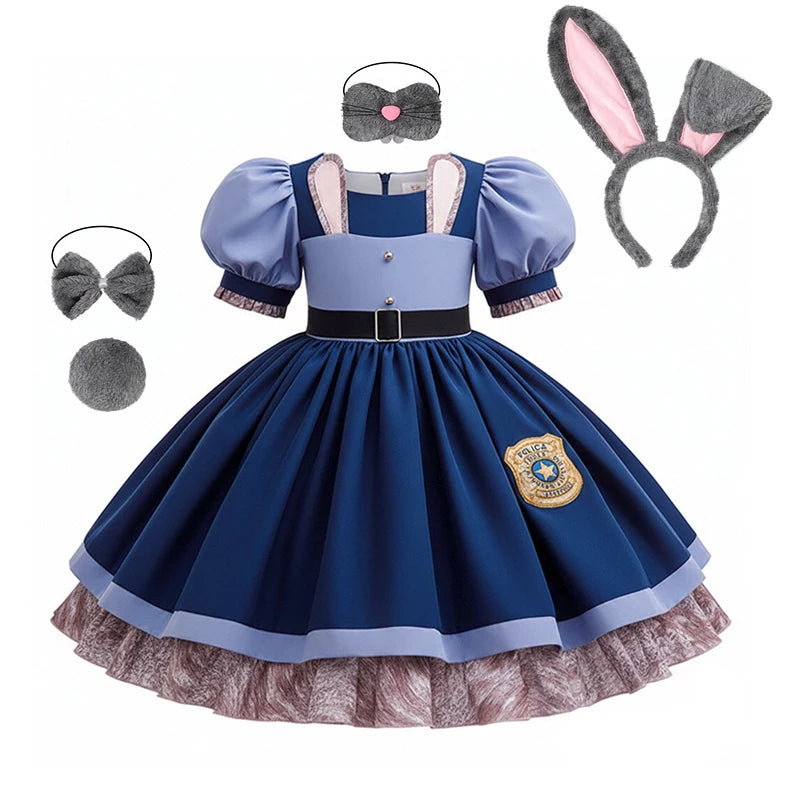 Zootopia Bunny Costume Cosplay Set