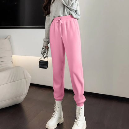 Straight Leg Elastic Waist Pants