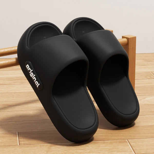 Candy Color EVA Thick Soft Bottom Flip Flops Slippers