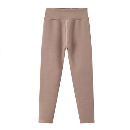 3/1 Piece Set For Autumn And Winter Medium High Waist Thick Leggings