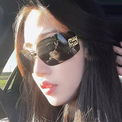 Rimless Luxury Metal High Quality Decoration sunglasses
