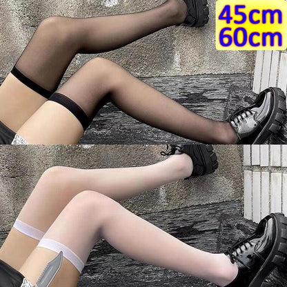 Thin Lace Transparent  High Long Socks