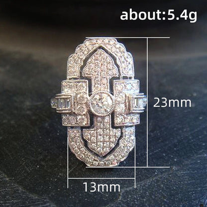 Rings Full Brilliant CZ Elegant Rings