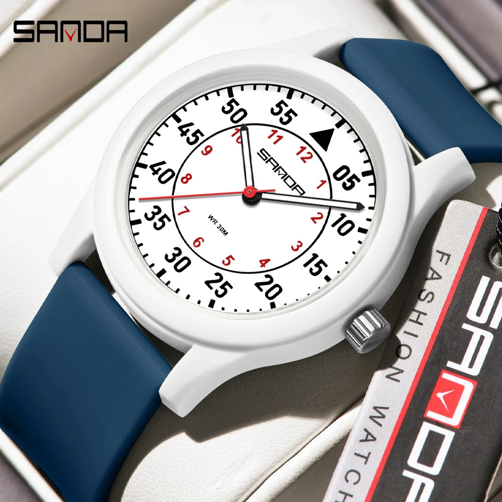 Luxury Quartz Elegant  Luminous Waterproof 30M Wristwatch
