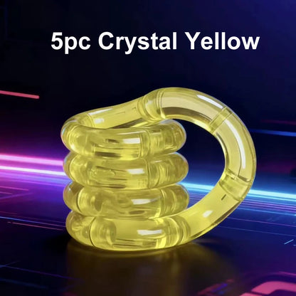 1/3/5pcs Deformable Rope Crystal Twist Rope Pressure Stress Relief Toys