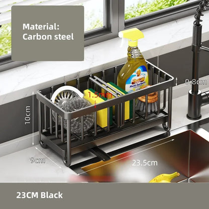 Carbon Steel Sink Sponge Drain Rack