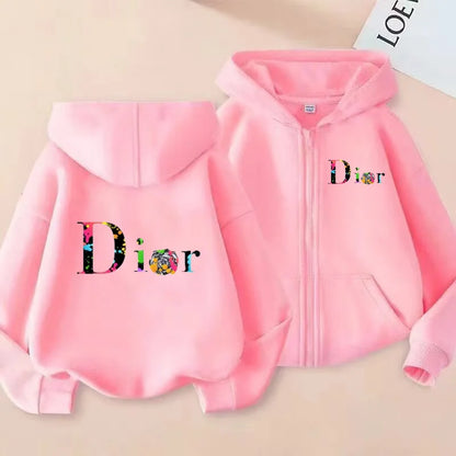 Letter 3-12Yrs Long-sleeved Top Casual Hoodie