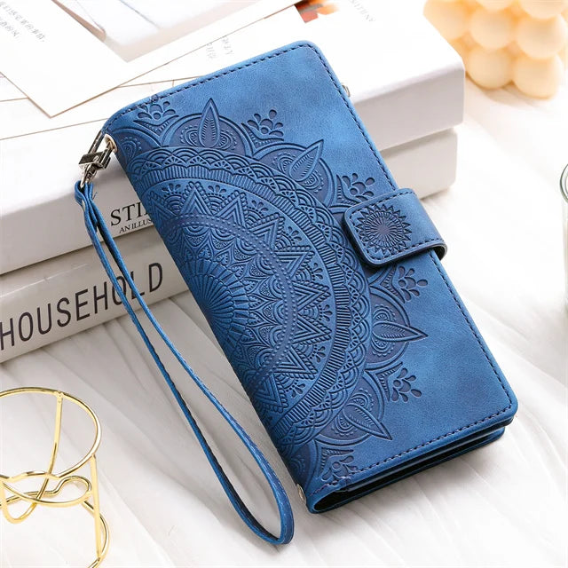 Leather Flip Case For Samsung Galaxy Phone Bag