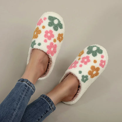 Furry Home Soft Soles Furry Slippers