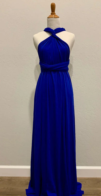 Rust Bridesmaid Dress Infinity Multiway Maxi Bridesmaid Dress