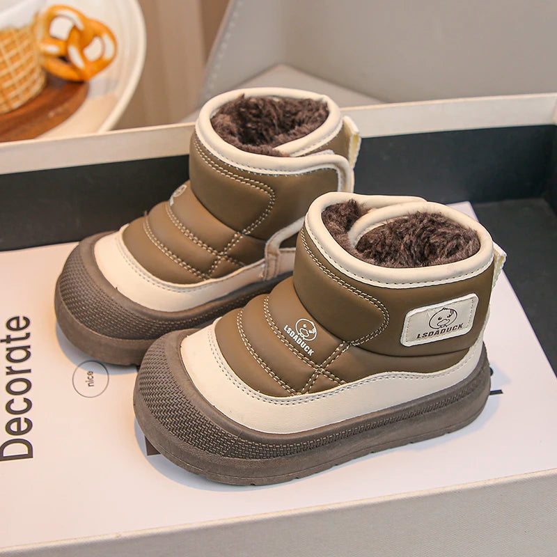 Plush Snow Thick Warm Cotton Waterproof Boots