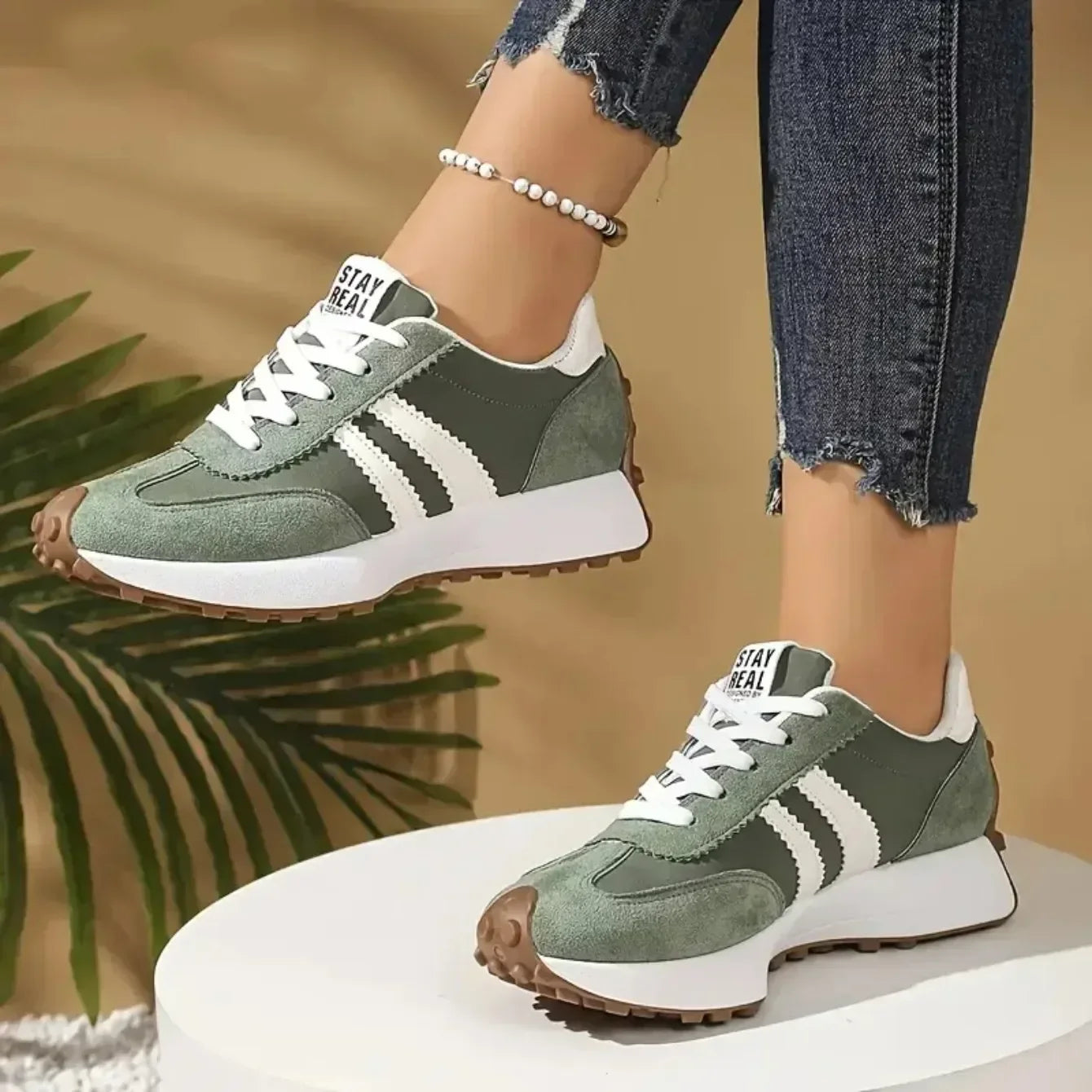 Sport Thick Bottom Casual Sneakers L