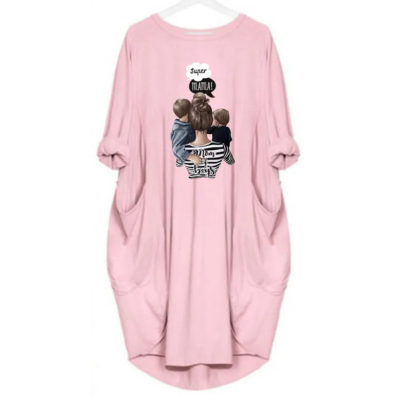 Long Sleeved Plus Size Dress