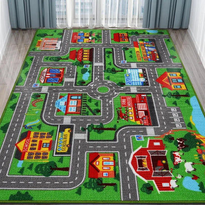 Game Carpet Blue Pink Green Soft Climbing Mat