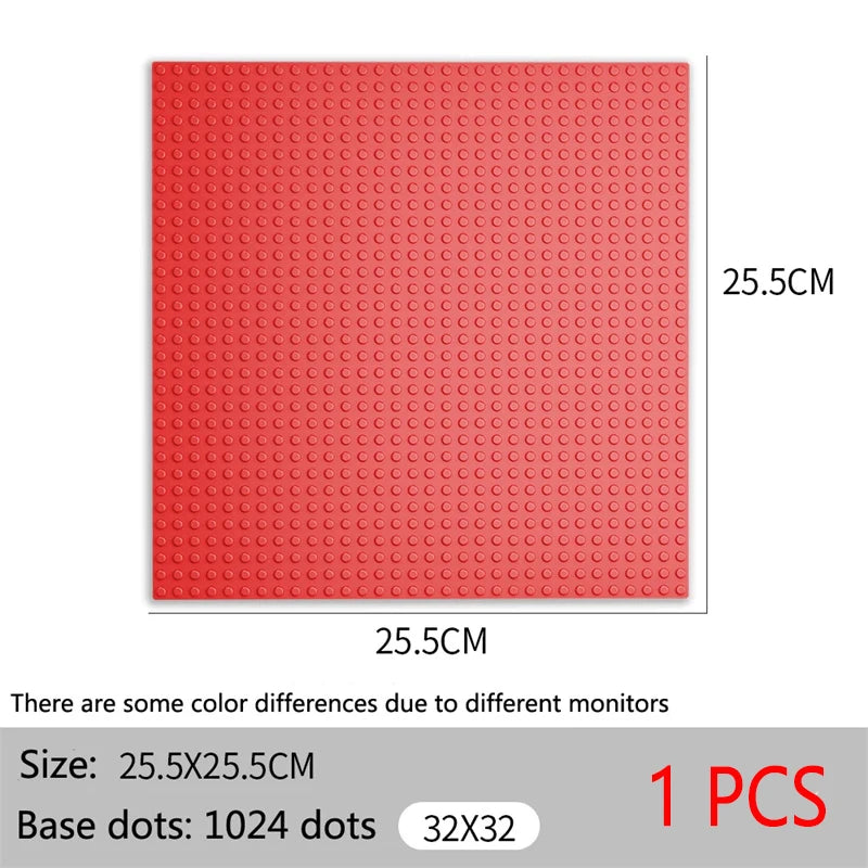 Baseplate 32x32 16X32 Dots Classic Brick Plate Building Blocks
