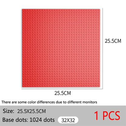 Baseplate 32x32 16X32 Dots Classic Brick Plate Building Blocks