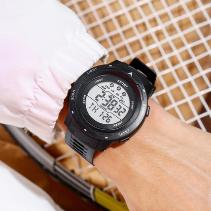 Sports Digital Multifunction Clock Luminous Chronograph Sweatproof Sport Watch