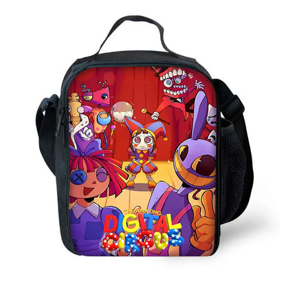Cartoon A-AmazingS DigitalS Circus Child School Backpack Set