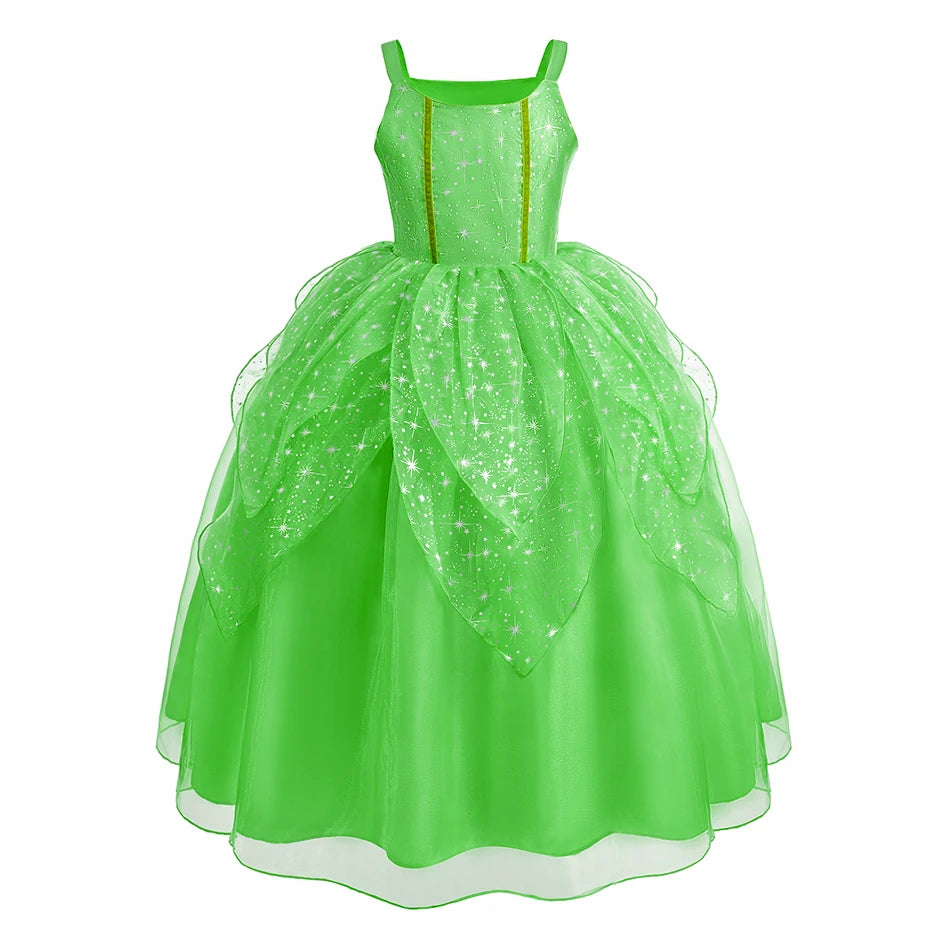 Elsa Anna Jasmine Rapunzel Pageant Cosplay Costume