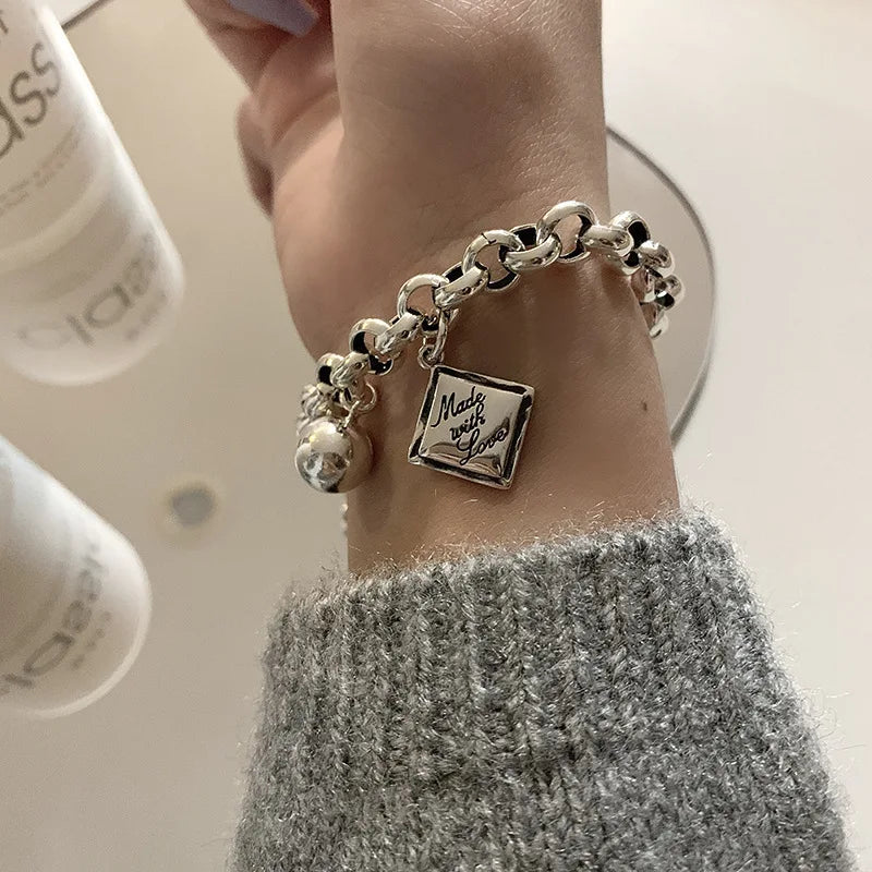 925 Sterling Silver Bangle Bracelet Set