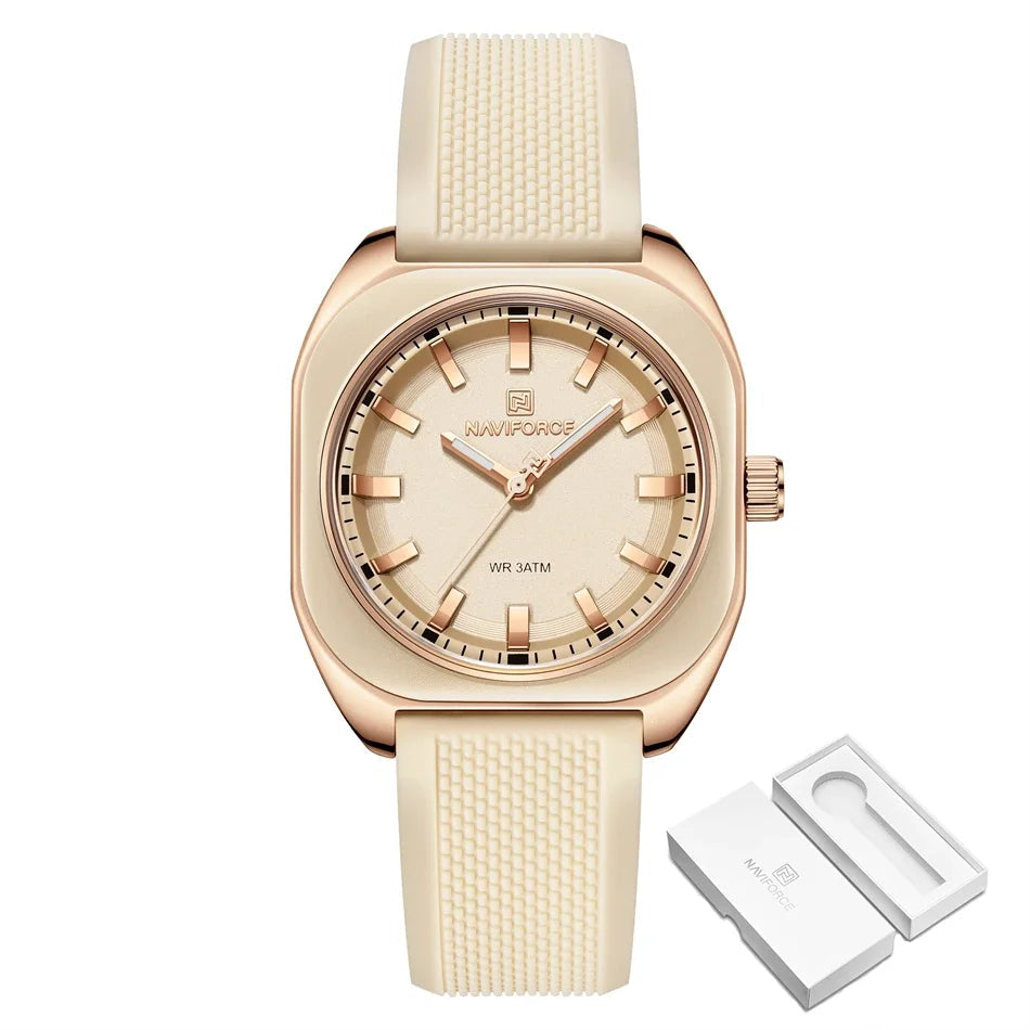 DANA Quartz Silicone Strap watch