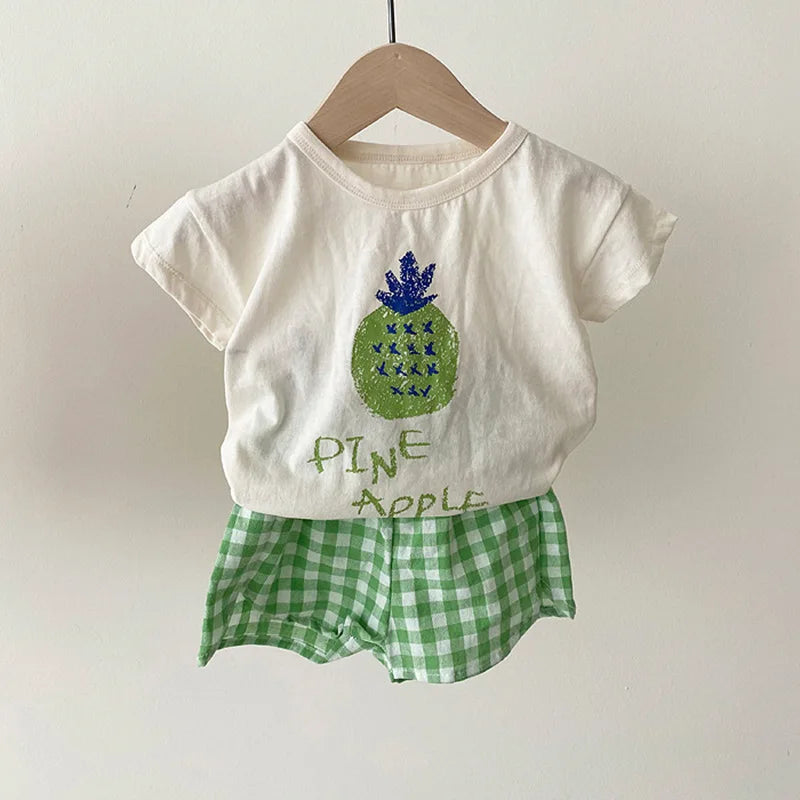 Baby Cotton Toddler Sleeveless Pajamas Sets