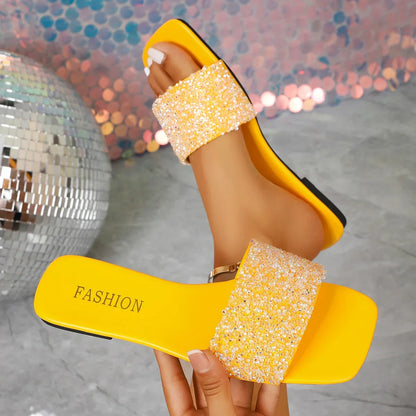 Flats Beach Thick Sole Slides Slippers