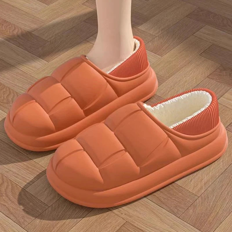 Waterproof cotton slippers
