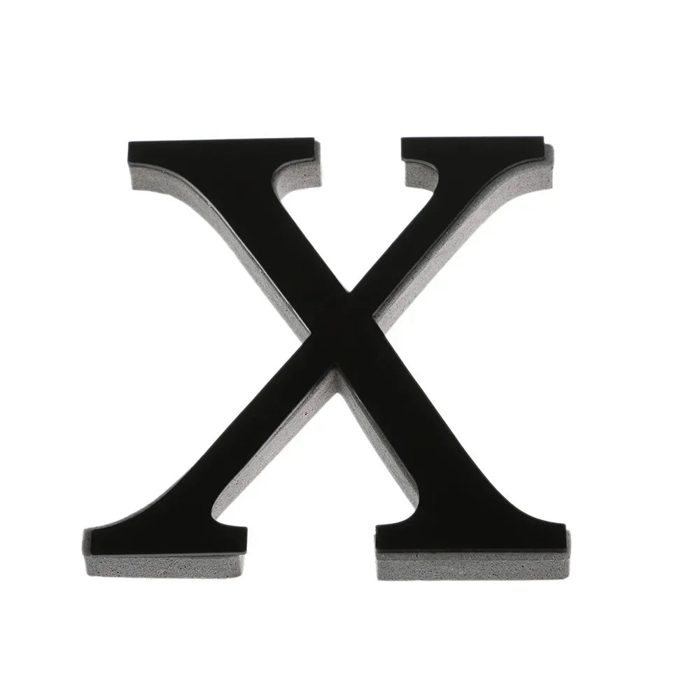 26 Letters DIY 3D Mirror Acrylic Wall Sticker