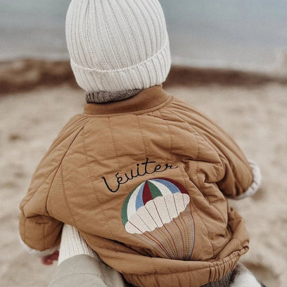 1-6Y Spring Thickened Cotton Baby Warm Coat Toddler Jacket