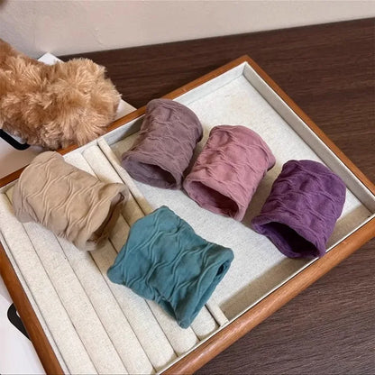 4 /5 Set Solid Widen Thicken Hair Band Ropes Ponytail Holder Hair Tie
