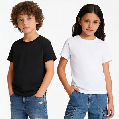 100% Cotton Toddler Baby 1 2 3 4 5 6 7 8 9 10 11 12 13 14 Years  T Shirt