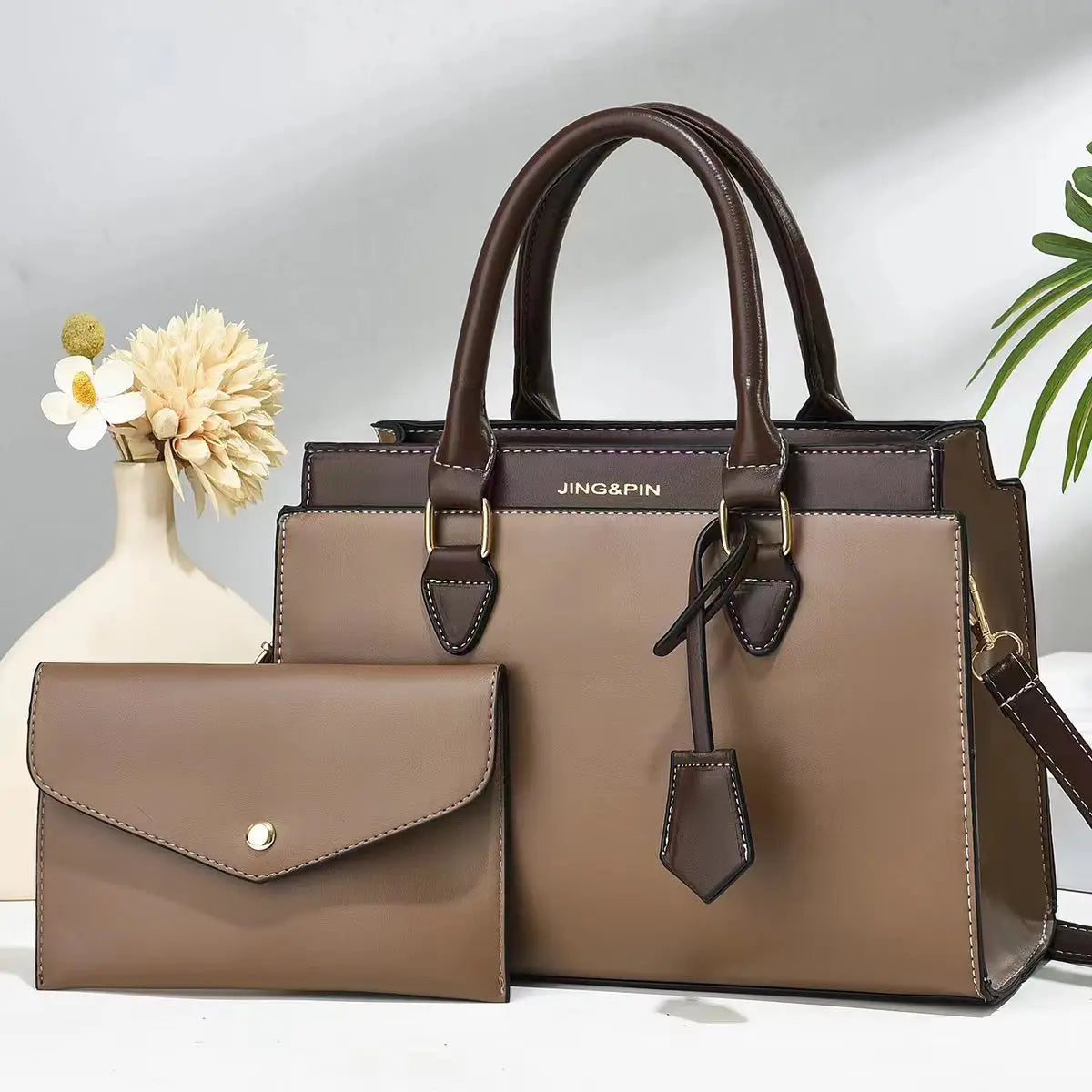 DANA PU Leather Purses Tote Bag
