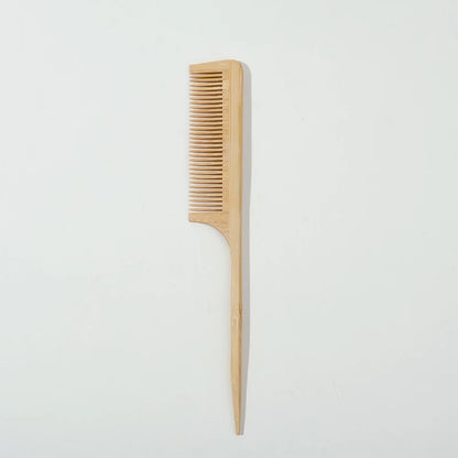 Natural Handmade Bamboo Hair Brush Set