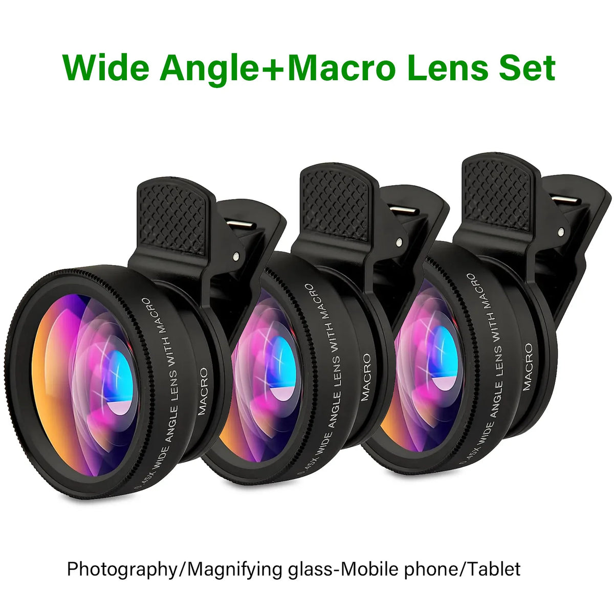 2in1 Phone Camera Lens Kit 12.5X Macro Lens