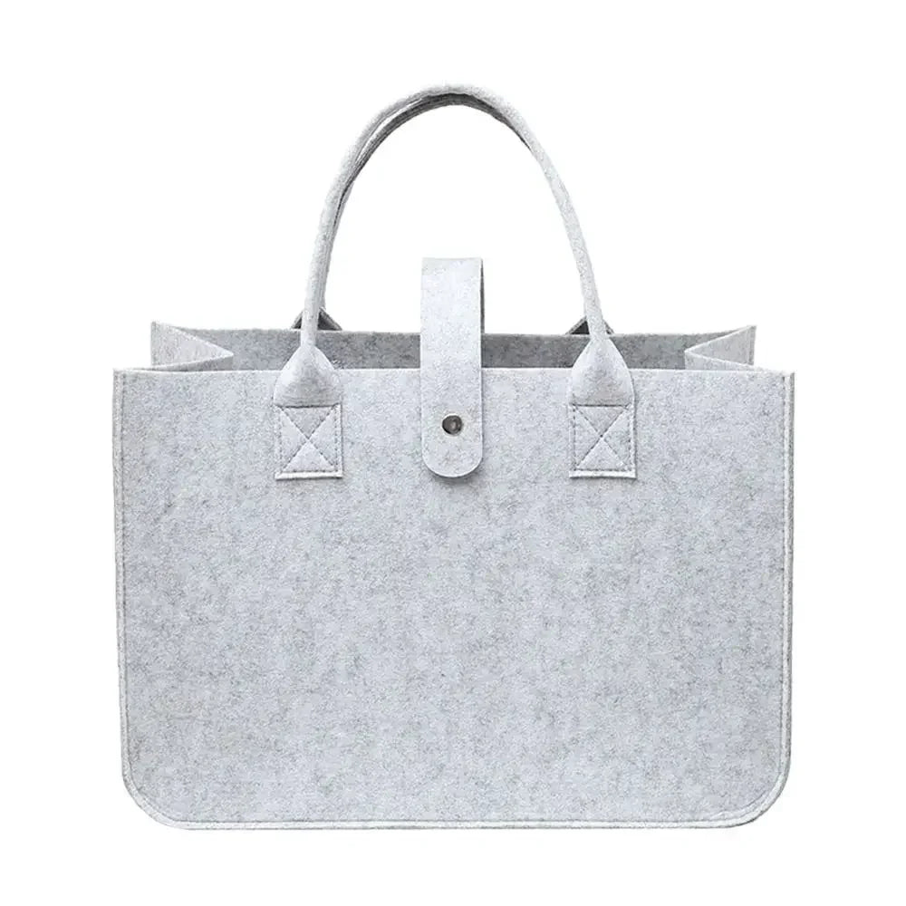 Flower Handbag Felt Large Shoulder Bag