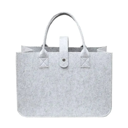 Flower Handbag Felt Large Shoulder Bag