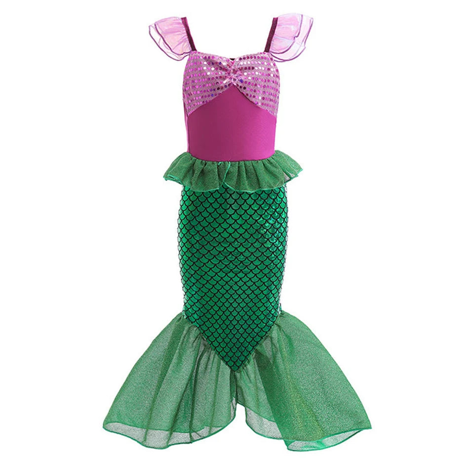 Elsa Anna Jasmine Rapunzel Pageant Cosplay Costume