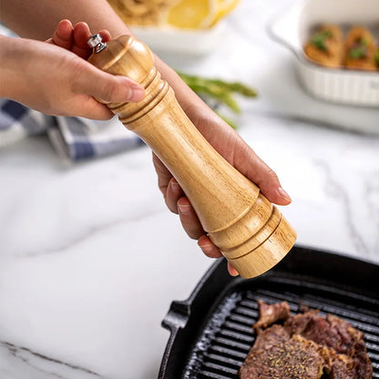 5/8/10 Inch Solid Wood Salt and Pepper Mills