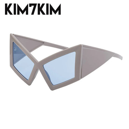Oversized Cat Eye Big Frame Vintage Sunglasses