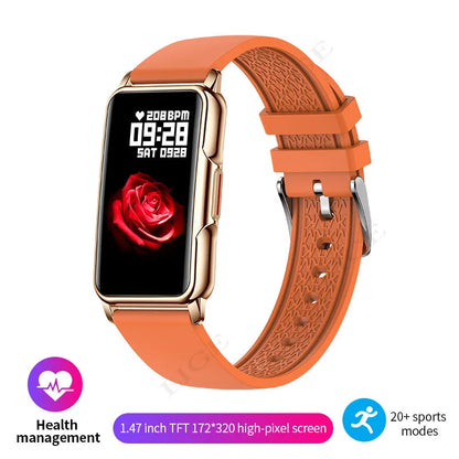 LIGE Smart Watch 1.47-inch Full Touch Screen Sports Fitness Tracker Waterproof